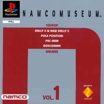 Namco Museum Vol. 1 (EU) box cover front